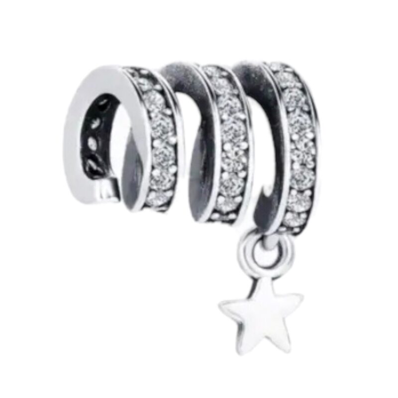 Sparkling Spiral with Star Charm