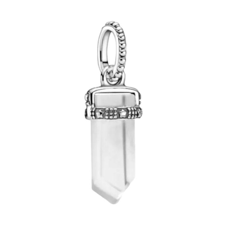 Quartz Clear Dangle Charm