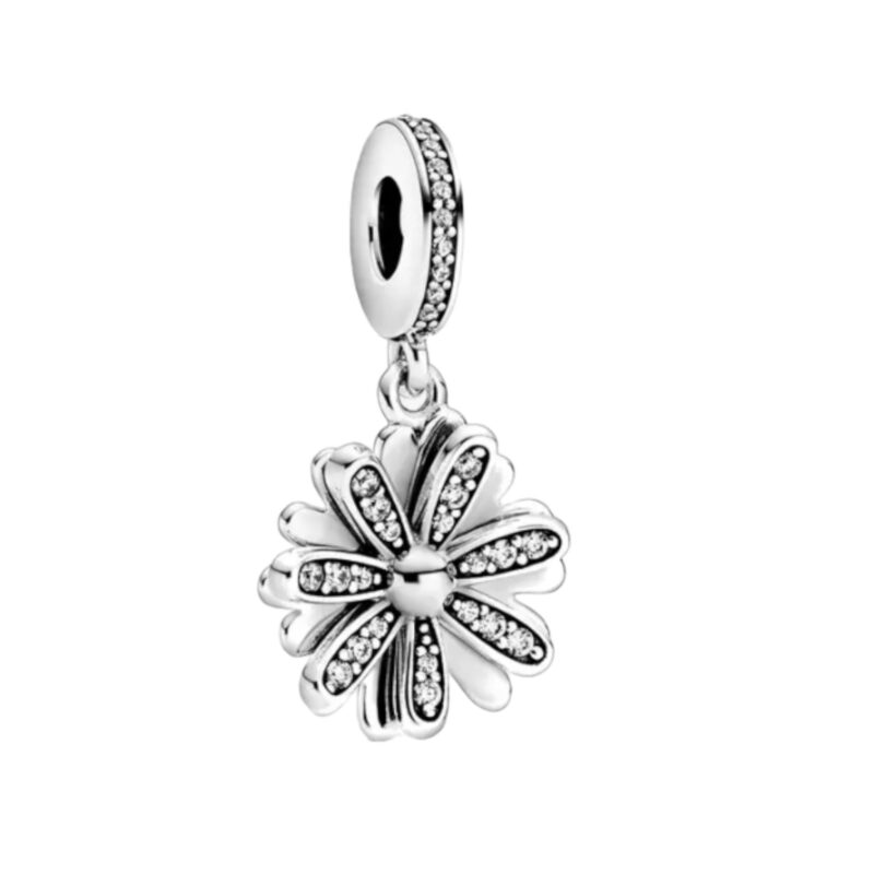 Sparkling Daisy Dangle Charm