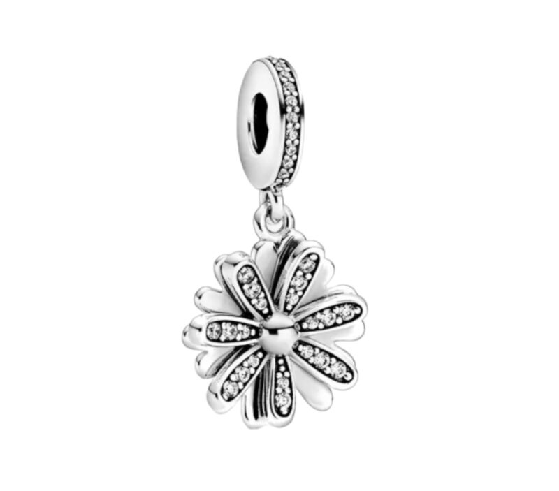 Sparkling Daisy Dangle Charm - Image 2