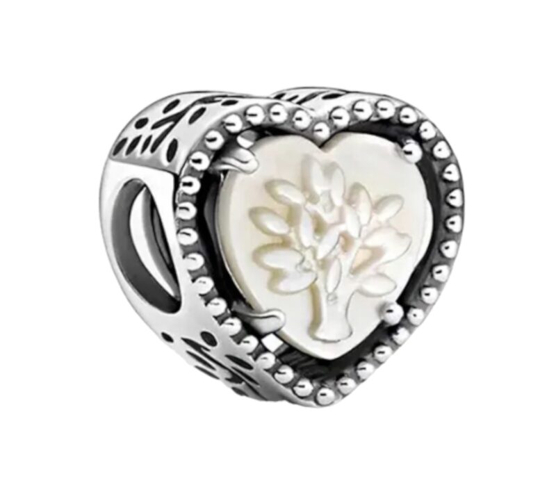 Tree of Life “Family Forever and Aways ” Heart Bead Charm - Image 2