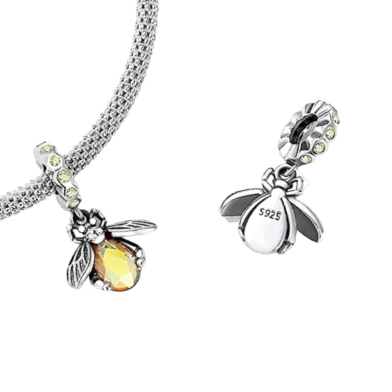 Delicate Bee Dangle Charm - Image 3