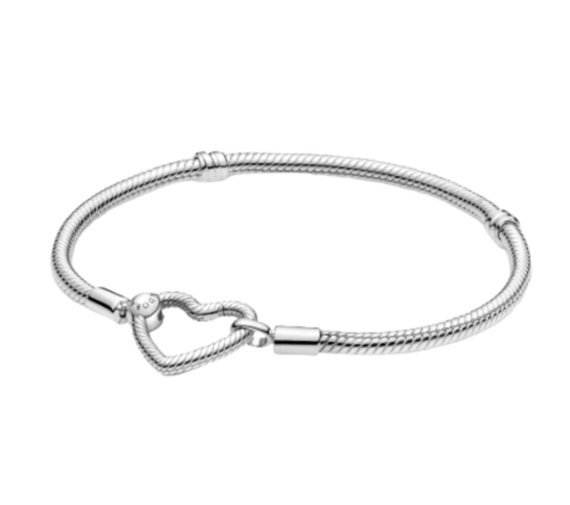 Heart Closure Charm Bracelet 19CM