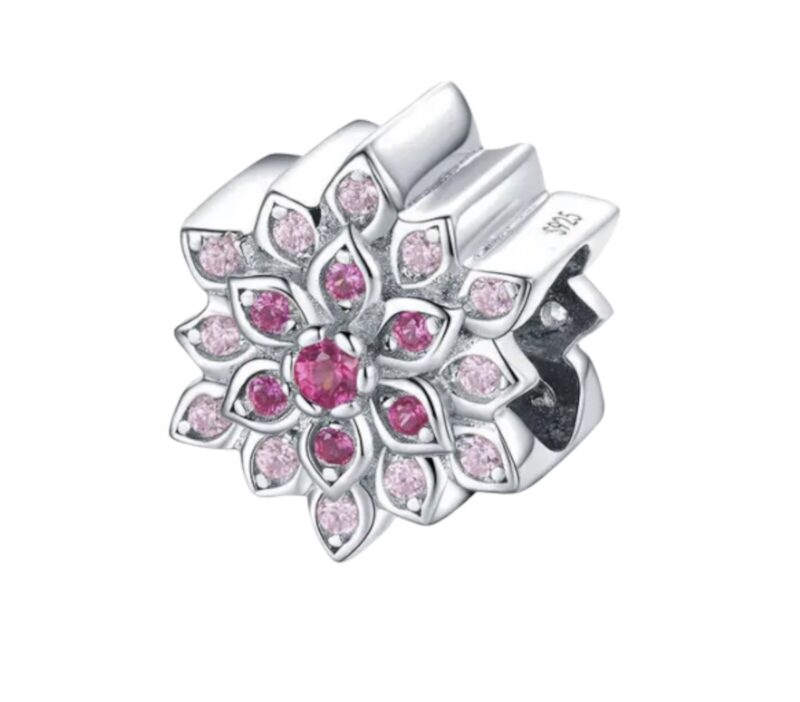 Pink Lotus Charm