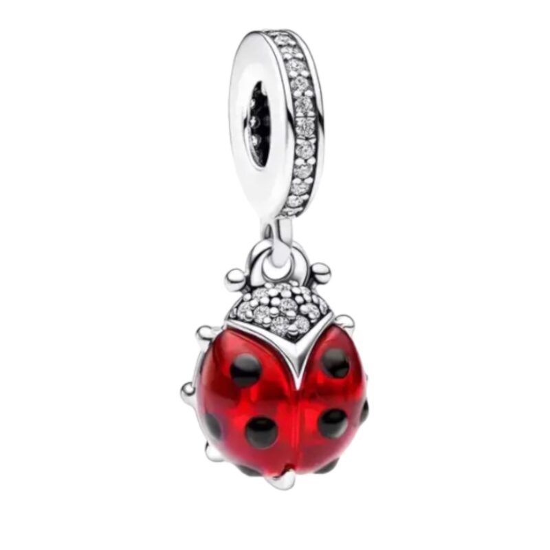 Red Ladybug Dangle Charm