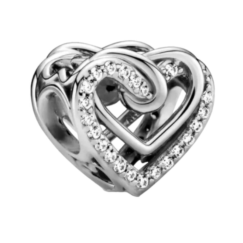 Sparkling Entwined Hearts