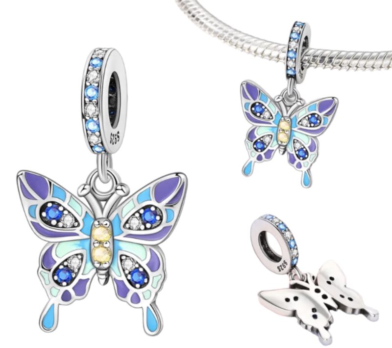 Beautiful Butterfly Dangle Charm - Image 2