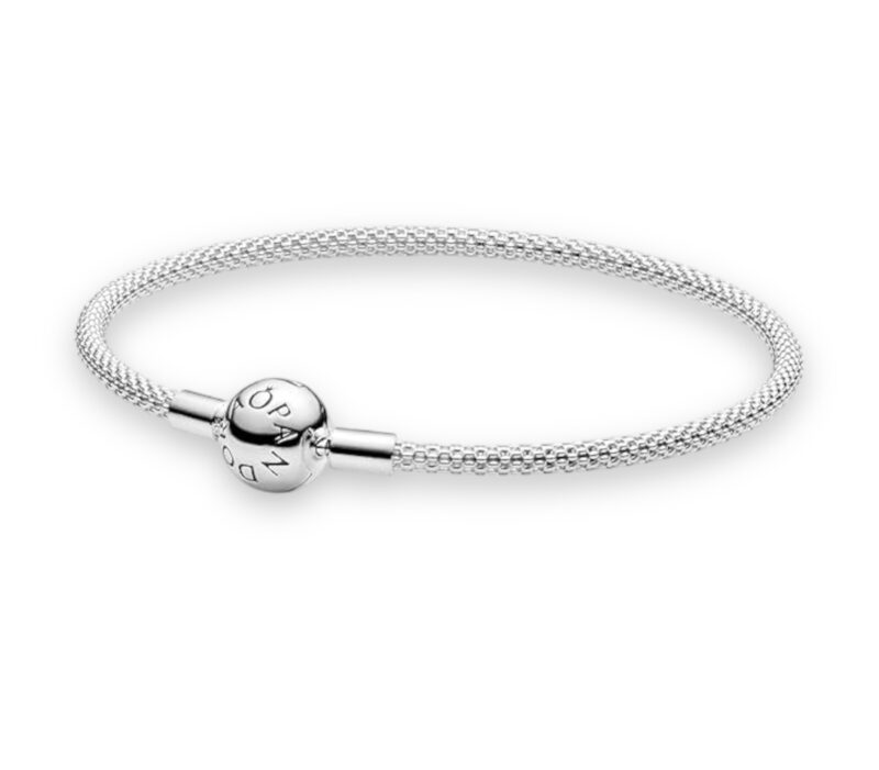 Silver Mesh Bracelet 20CM