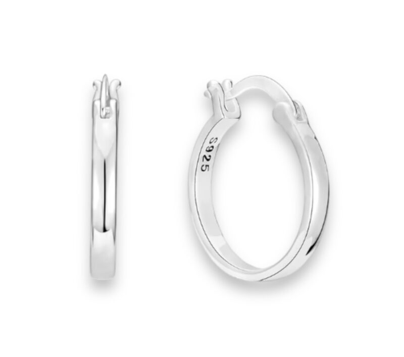 Silver Hoop Earrings