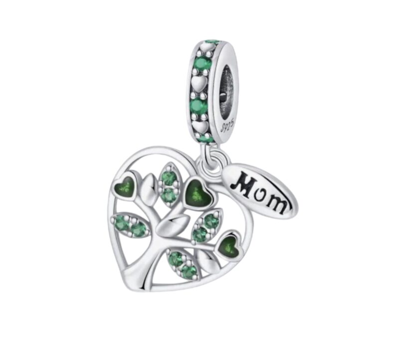 Mom Dazzling Tree Dangle Charm